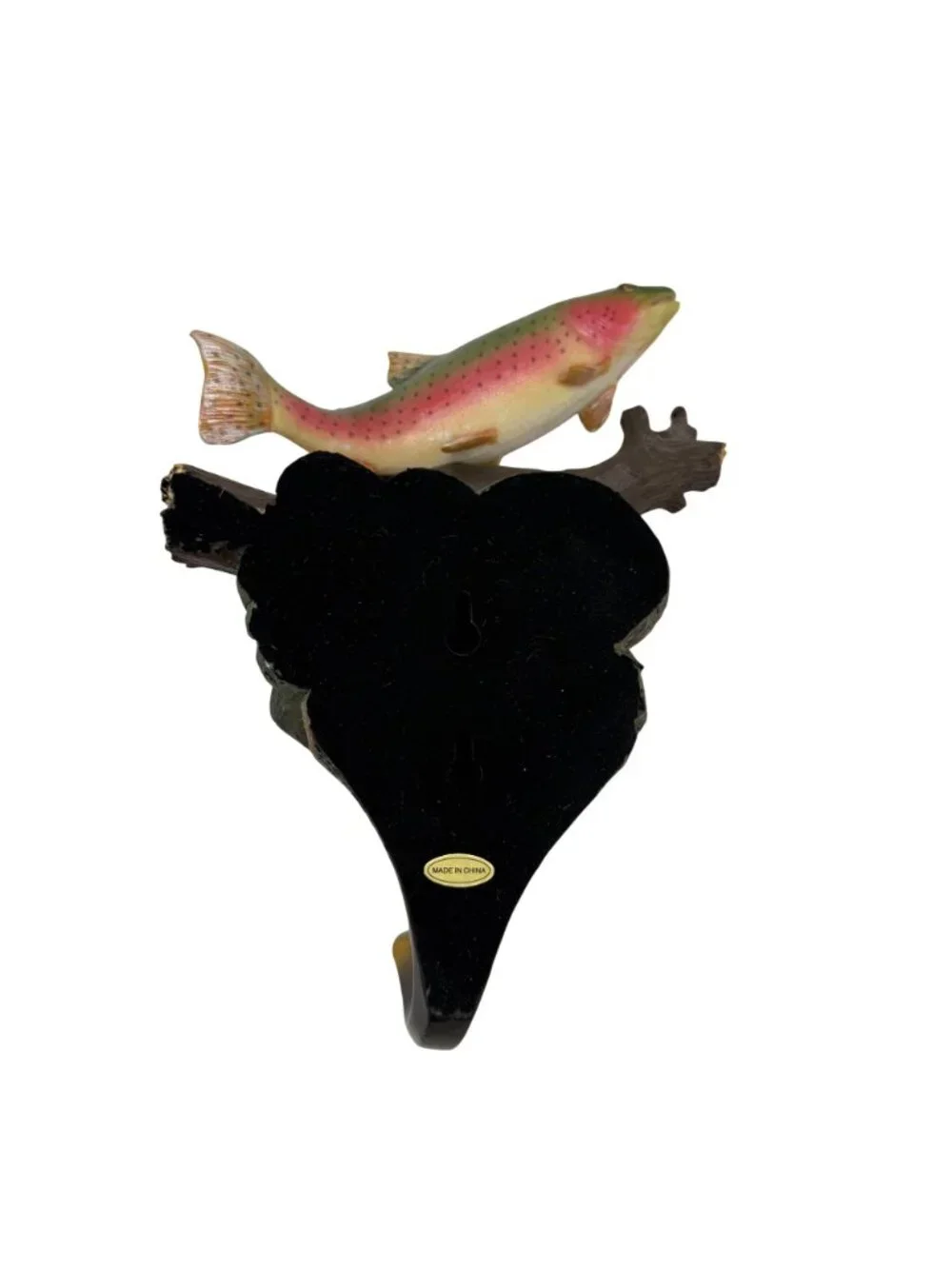 Wild Wings Rainbow Trout Wall Hook Mark Susinno w/ Box Rustic Lodge Decor Angler